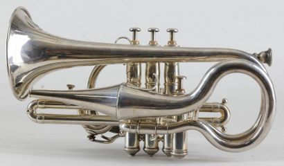 null Cornet echo signé ‘Excelsior class Riviere & Hawkes 28 Leicester Square London...