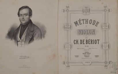 BERIOT, Charles Auguste de. Méthode de
Violon, Paris, Bruxelles, Mayence et Londres,...