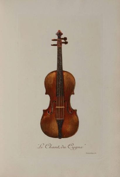 CARESSA & FRANÇAIS. Le Chant du cygne. Violon de Antonius Stradivarius, 1737, Paris...