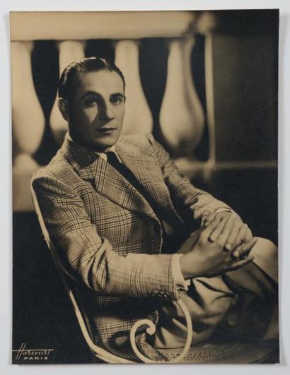 null Portraits de Charles Trenet (1913-2001) et de Tino Rossi (1907-1983), par ‘Harcourt...