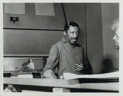 null Portait d'Erroll Garner (1923-1977) pour sa promotion personnelle, 11 août 1966....