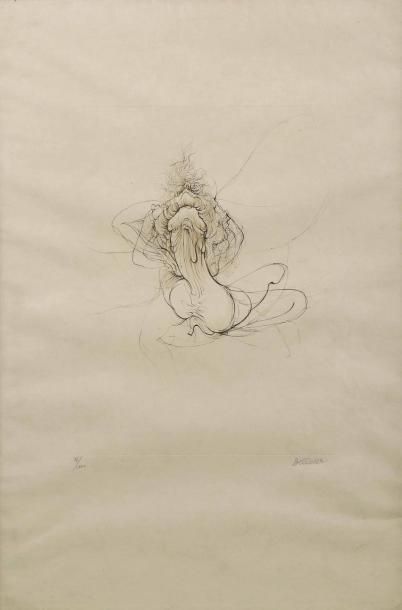 Hans BELLMER (1902-1975) 100/150 Composition/Anatomie Eau forte.

Signée en bas à...