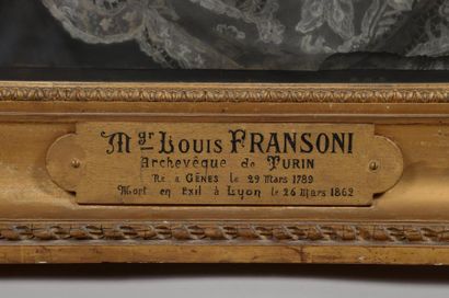 null H.112 x 90 cm. REVON Louise, active entre 1849 et 1876. Portrait de Monsiegneur...