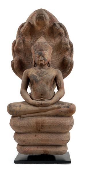 Bouddha
Méditant sous la protection du serpent...