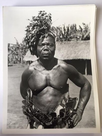 MARCOLIN - ROSY - GOLDSTEIN Portraits ethnographiques et bords de rivières Congo...