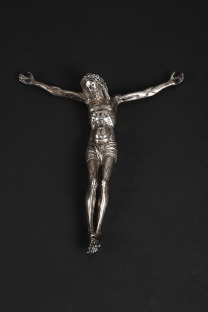 null Un crucifix d'applique en bronze argenté du XVIIIe siècle

H: 16 cm