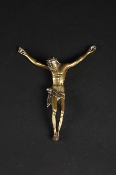 null Un crucifix d'applique en bronze poli du début du XIXe siècle

H : 12 cm