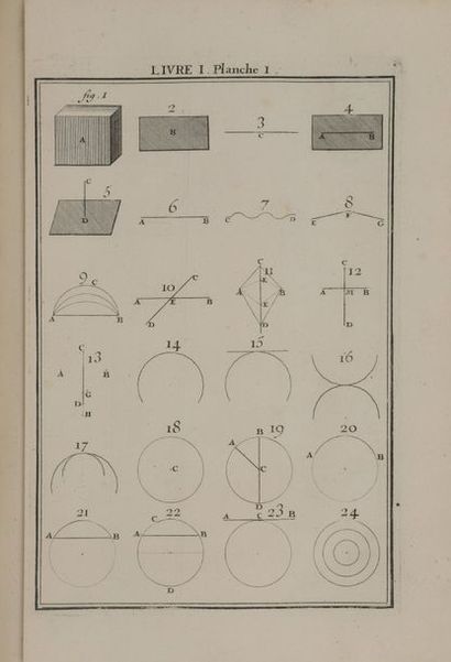 [SAUVEUR, Joseph]. ‘Elemens de Géométrie A L'usage des Enfans de France'. In-4° (24.5...