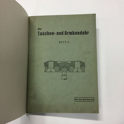 HOTTENROTH, Jos. Die Taschen- und Armbanduhren, 2 vols, Pforzsheim 1941: SCHMATZ,...