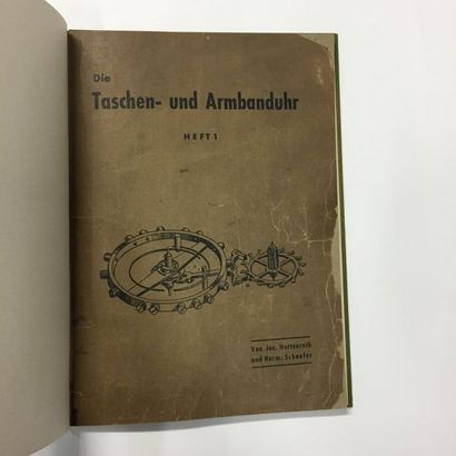 HOTTENROTH, Jos. Die Taschen- und Armbanduhren, 2 vols, Pforzsheim 1941: SCHMATZ,...