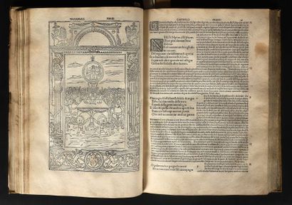 null Incunable PETRARQUE "Trionfi, Sonetti e Canzoni" "Les Triomphes", juillet 1497,...
