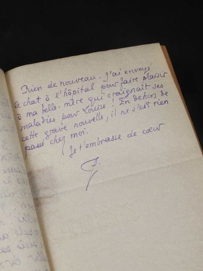 LOUYS, Pierre "Aphrodite", 1896 Avec une curieuse lettre autographe de Pierre Louÿs:...