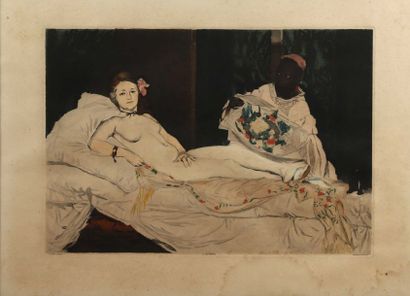 null Jacques VILLON (1875-1963)

L'Olympia, d'après Edouard Manet

Gravure, aquatinte

54...