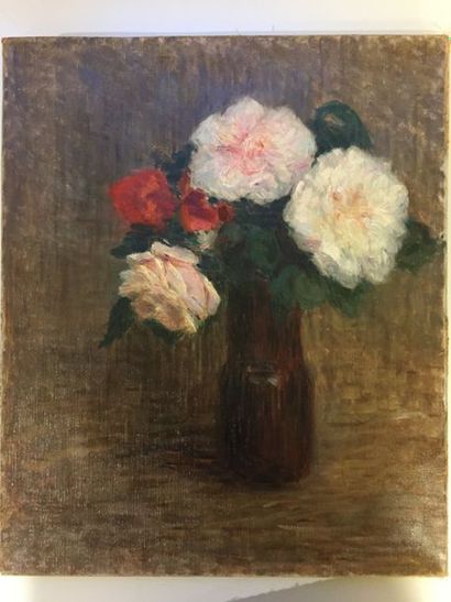 null Ernest LAURENT (1859-1929)

Vase de Pivoines

Huile sur toile.

Trace de signature...