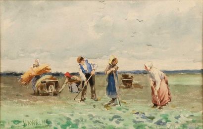 null Louis-Welden HAWKINS ( 1849 - 1910)

Fenaison

Aquarelle, signée en bas à gauche

15,5...