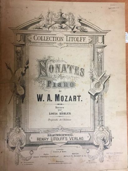 null Jacques NAM (1881-1974) 



Sonates du Mozart Collection Litolff, avec cachet



Gravure...