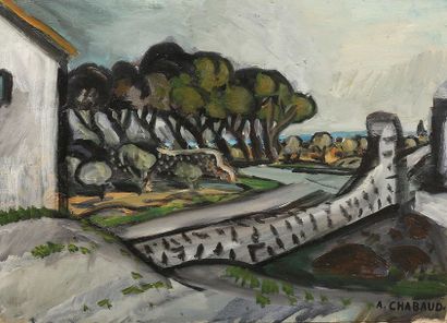 null Auguste CHABAUD (1882-1955)

Paysage et pinède

Huile sur carton.

Signée en...