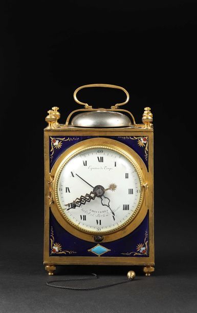 null Horloge portative marquée ‘Equation du temps', et signée ‘Thouverez à Paris...