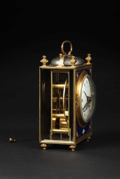 null Horloge portative marquée ‘Equation du temps', et signée ‘Thouverez à Paris...