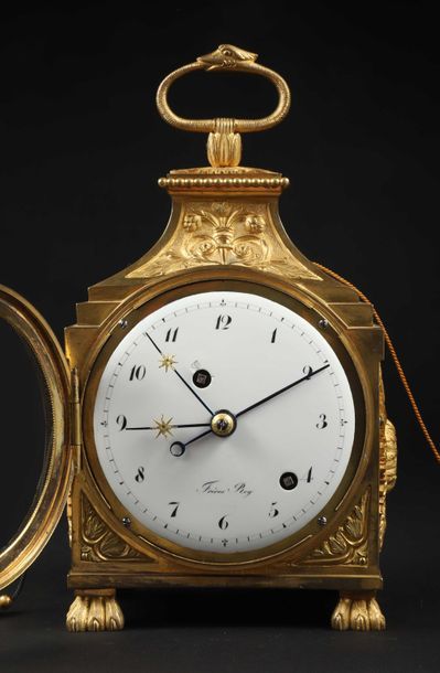 null Horloge portative à grande et petite sonnerie signée ‘Frères Rey', Suisse, vers...