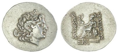 GRECE Thrace, Lysimaque (323-281).Tetradrachme de flan large (frappe posthume de...