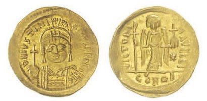 BYZANCE, Justinien (527-565). Solidus de...