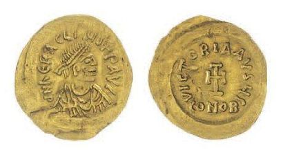 BYZANCE, Héraclius (610-641). Tremissis....