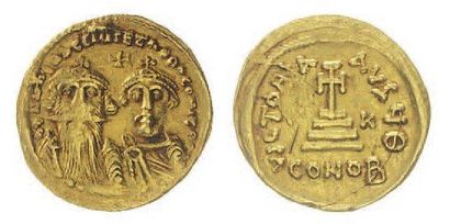 BYZANCE, Constant II (641-668). Solidus de...