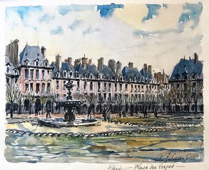 null Guy CAMBIER (1923-2008)

Place des Vosges et Alpilles

2 aquarelles signées...