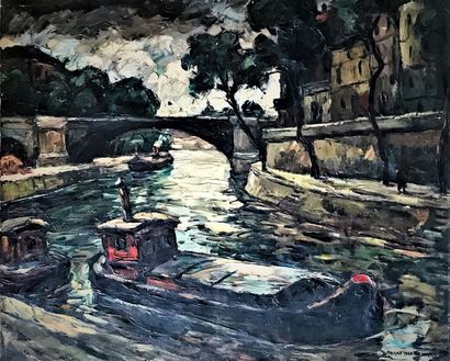 null Maurice VAGH WEINMANN (1899-1986))

Paris, la Seine

Huile sur toile, signée...