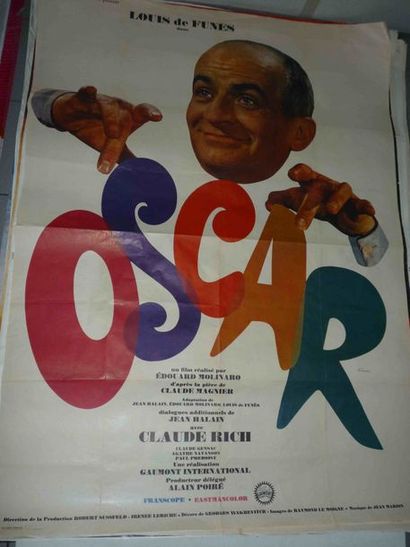 null Un ensemble de 5 affiches de cinéma sur le thème ROMANCE-COMEDIE, 160X120 OSCAR,...