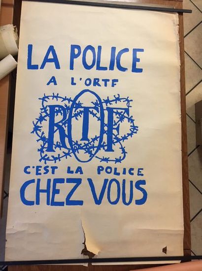 null LA POLICE A L'ORTF RTF C'EST LA POLICE CHEZ VOUS

Affiche

91,5 x 57,5 cm



Déchirures,...