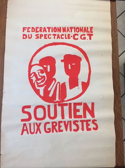 null FEDERATION NATIONALE DU SPECTACLE-C.G.T SOUTIEN AUX GREVISTES

Affiche

84 x...