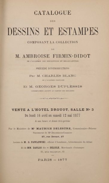 null FIRMIN-DIDOT, Ambroise. Essai typographique et bibliographique sur l’histoire...