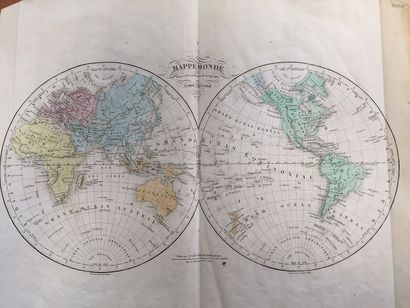 null GAULTIER, L. Atlas de géographie contenant neuf cartes coloriées…, nouvelle...