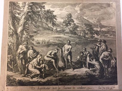 null VAN ORLEY, Jan 1665-1735), ‘Scènes de la vie de Christ’, six gravures au burin,...