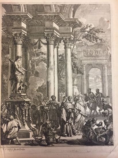 null VAN ORLEY, Jan 1665-1735), ‘Scènes de la vie de Christ’, six gravures au burin,...