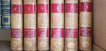 null Oeuvre complète de Demosthene, 6 volumes complet XIXème s. ; Etude de philosophie...