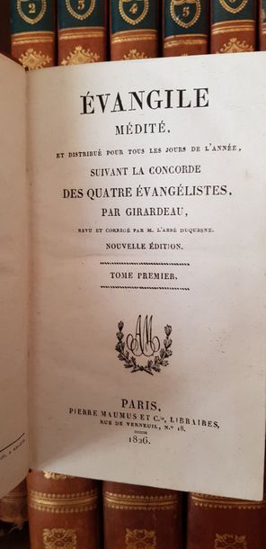 null L'Esprit de l'histoire, 4 volumes, complet ; Evangiles médité, 8 volumes, complet...