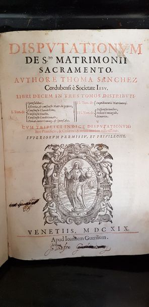 null Ensemble de 19 volumes reliés en velin blanc, XVIIeme s. et divers ; Thomae...