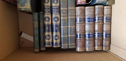 null Lot de 21 livres du XIXème s. de littérature anglaise, histoire américaine et...