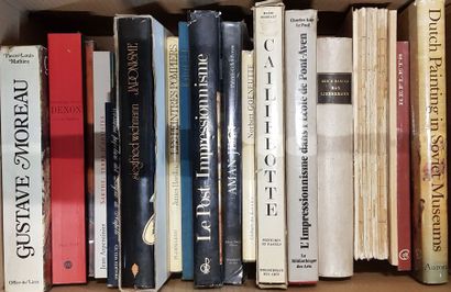 null Lot de livres d’art : DIVERS dont XIXème s. : Monographies de CAILLEBOTTE, Gustave...