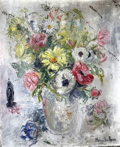 null Henri Le ROUX (1872-1942)

Bouquet

huile sur toile, signée en bas à droite

55...