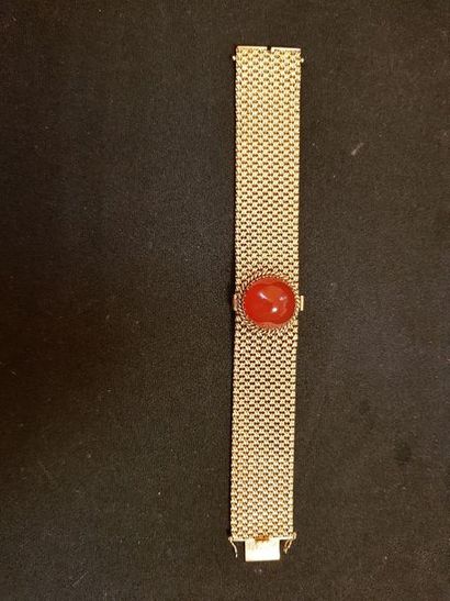 Bracelet en or jaune 18K (750/°°) à maille...