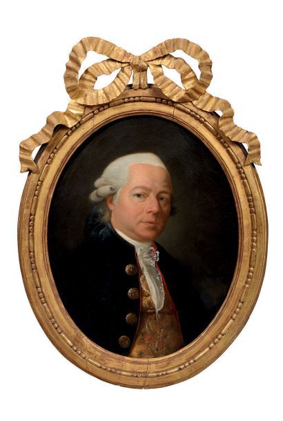 ECOLE FRANCAISE DERNIER TIERS DU XVIIIE SIÈCLE 
Portrait présumé d'Ambroise Baston...