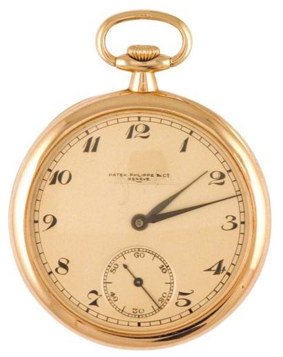 null Montre à verge en or signée 'Patek Philippe & Cie, Genève N° 187994', 1917....