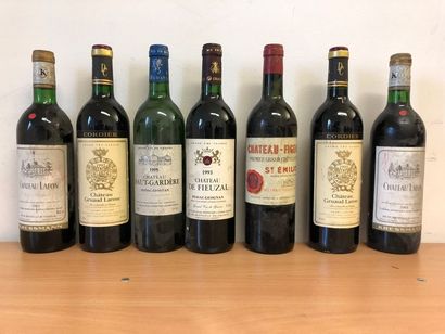 null LOT DE 20 BOUTEILLES DE BORDEAUX

en l'état

8	bouteilles	Latour Martillac	1983

1	bouteille	Chateau...