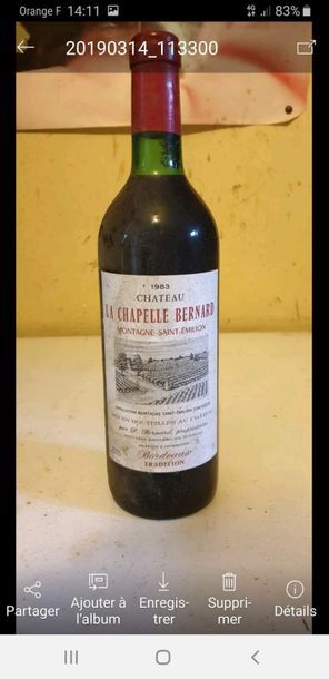 null 3 bouteilles BORDEAUX ROUGES DIVERS : 1 bouteille MOUTON CADET - Bordeaux 1973...