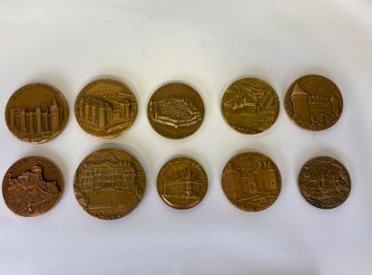 Lot of medals, Monnaie de Paris including...