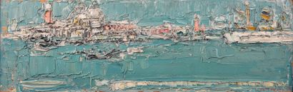 André COTTAVOZ (1922-2012). Venice, the lagoon...